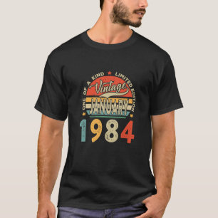 Vintager Januar 1984 38th Bday Limited Edition 38 T-Shirt