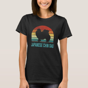 Vintager japanischer Chin Vater Dog T-Shirt
