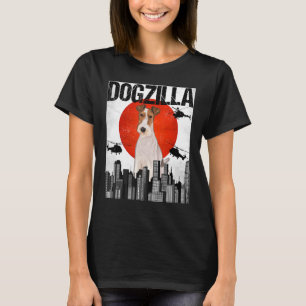 Vintager japanischer Dogzilla Wire Fox Terrier T-Shirt