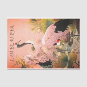 Vintager japanischer Krantyp #2 Dekoupage Tissue P Seidenpapier
