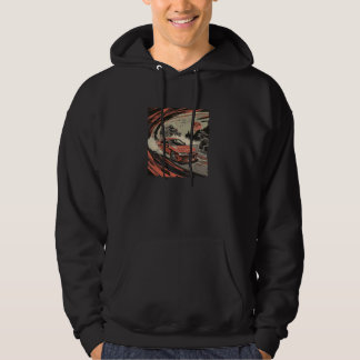 Vintager japanischer Sportwagen Hoodie