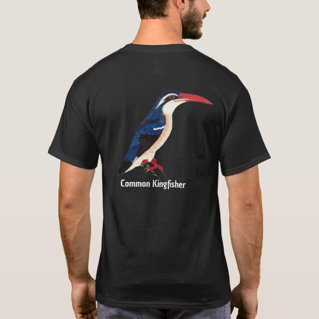 Vintager japanischer Vogelart T-Shirt (Rückseite)