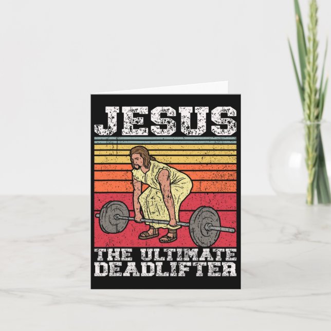 Vintager Jesus, der ultimative Todesflieger, der s Karte (Vorderseite)
