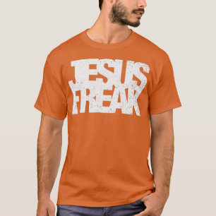 Vintager Jesus Freak 70er Stil beunruhigt Christli T-Shirt