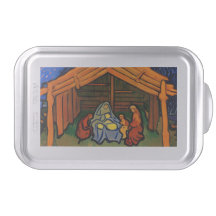 Vintager Jesus in der Manger Weihnachten
