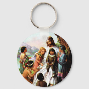 Vintager Jesus-Liebe-Schlüsselanhänger Schlüsselanhänger
