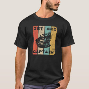 Vintager Jet Ski Kapitän Wassersport Racing T-Shirt