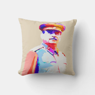 Vintager Joseph Stalin WW2 Russland Diktator Farbe Kissen