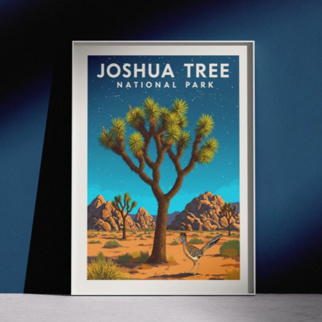 Vintager Joshua-Tree-Nationalpark Poster (Von Creator hochgeladen)