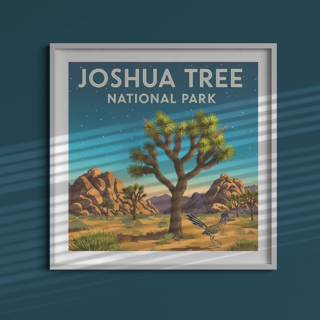 Vintager Joshua-Tree-Nationalpark Poster (Von Creator hochgeladen)