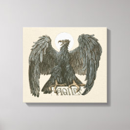 Vintager Jugendjugendadler, Raubvögel Leinwanddruck