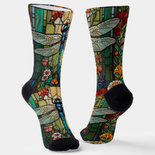 Vintager Jugendstil-Drachenfliege Socken