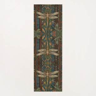 Vintager Jugendstil-Drachenfliege Yogamatte