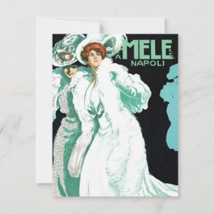 Vintager Jugendstil, italienische Mode, Extravagan