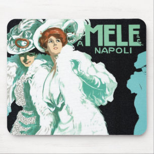 Vintager Jugendstil, italienische Mode, Extravagan Mousepad