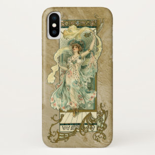Vintager Jugendstil Maiden Case-Mate iPhone Hülle