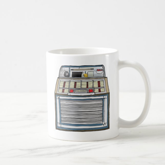 Vintager Jukebox Tasse (Rechts)
