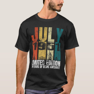 Vintager Juli 1951 Tanzkostüm 70 Jahre alt 70th B T-Shirt