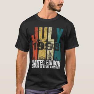 Vintager Juli 1998 Tanzkostüm 23 Jahre alt 23 Jahr T-Shirt