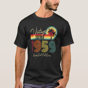 Vintager Juni 1959 63. Geburtstag 63 Jahre alt T-Shirt