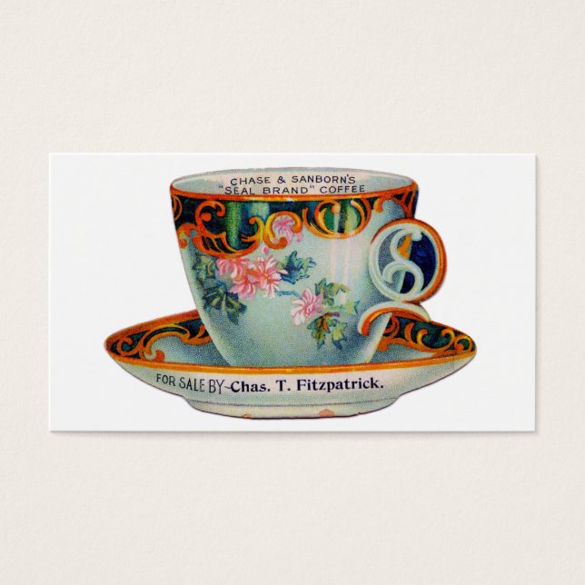 Vintager Kaffee-Cup Kaffee-Tasse (Vorderseite)