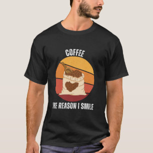 Vintager Kaffee Der Grund, warum ich Vintagen Kaff T-Shirt