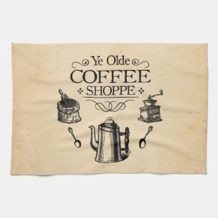 Vintager Kaffee Handtuch