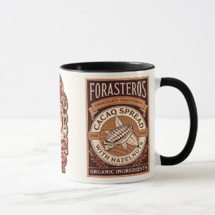 Vintager Kaffee Shadbkosha und Kakaobraun Tasse