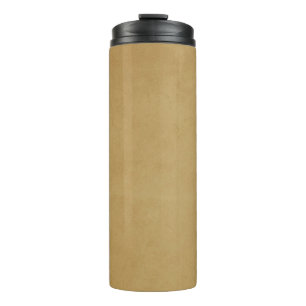 Vintager Kaffeefleck aus Altpapier Thermosbecher