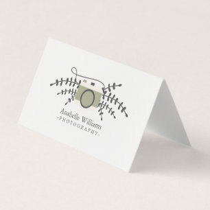 Vintager Kamera-Fotograf Visitenkarten