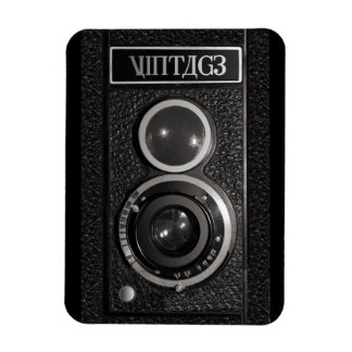 Vintager Kameraeffekt auf flexibler Darstellung Magnet
