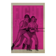 Vintager Kampf um Liebe-Prix-Poster