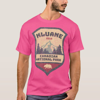 Vintager kanadischer Nationalpark Kluane Geschenke T-Shirt