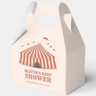 Vintager Karneval Circus Big Top Baby Dusche Geschenkschachtel
