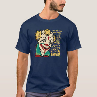 Vintager Karnevals-Zirkus-Clown T-Shirt