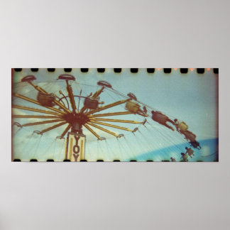 Vintager Karnevalsritt Poster