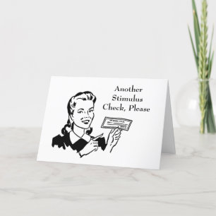 Vintager Karo zur Konjunkturbelebung durch den Sta Karte