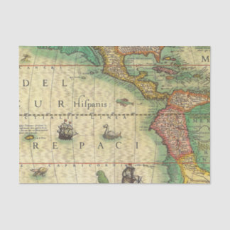Vintager Karten-Druck Seidenpapier