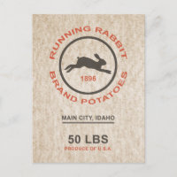 Vintager Kartoffelsack