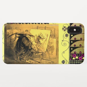 VINTAGER KARTOONIST ZEICHNEND MONKEY MAN CARTOON Case-Mate iPhone HÜLLE