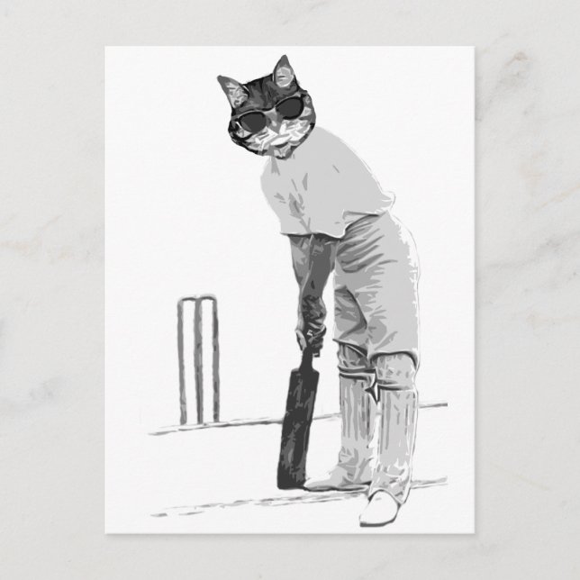 Vintager Katzenkricker Postkarte (Vorderseite)