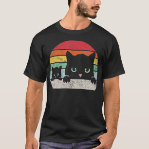 Vintager Katzenliebhaber Retrostil Katzengeschenk T-Shirt