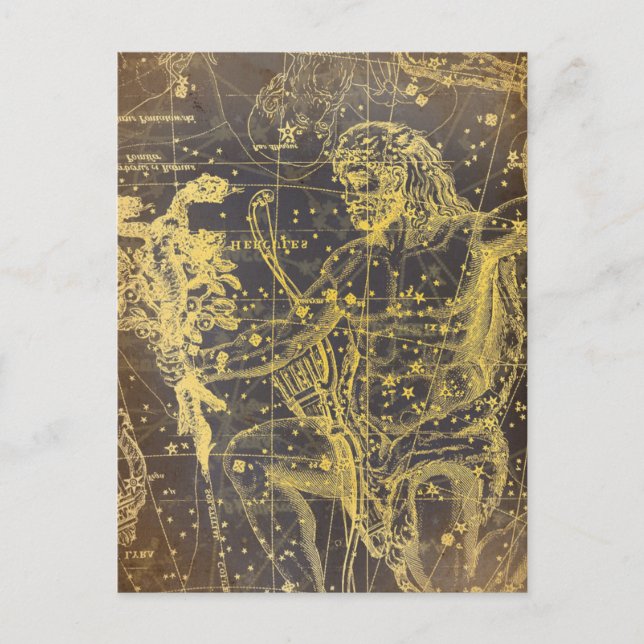 Vintager Kellner Postkarte (Vorderseite)