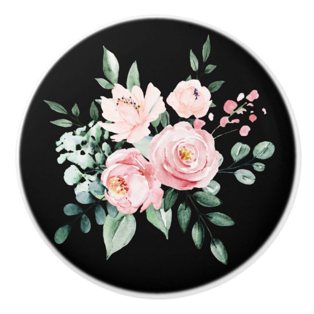 Vintager Keramik Keramikknauf (Vorderseite)