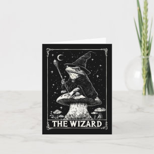 Vintager Kern Der Zauberfrosch-Tarot-Kartenausweis Karte