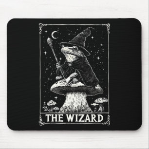 Vintager Kern Der Zauberfrosch-Tarot-Kartenausweis Mousepad