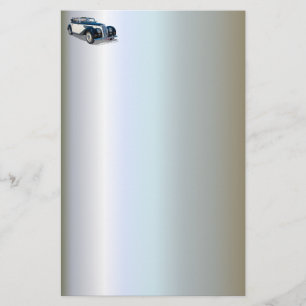 Vintager Kfz-Transport Briefpapier