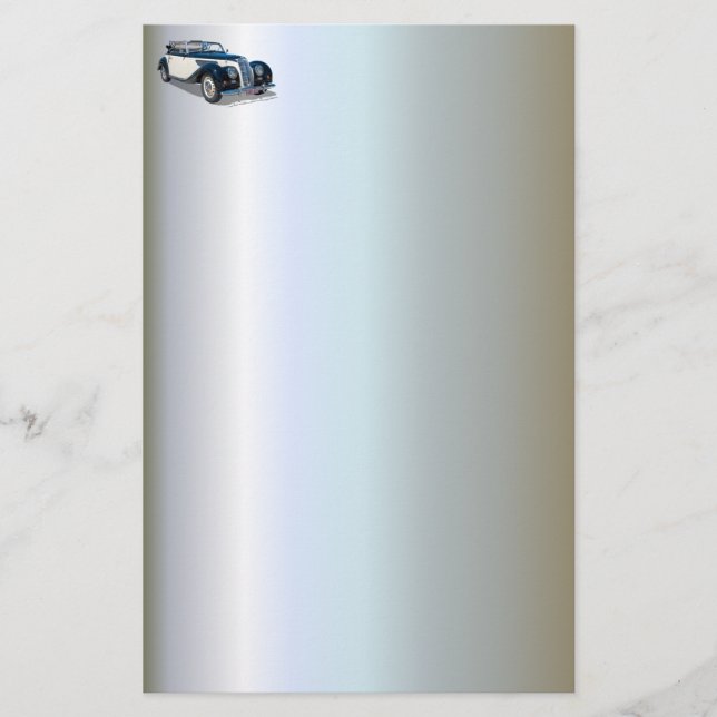 Vintager Kfz-Transport Briefpapier (Vorderseite)