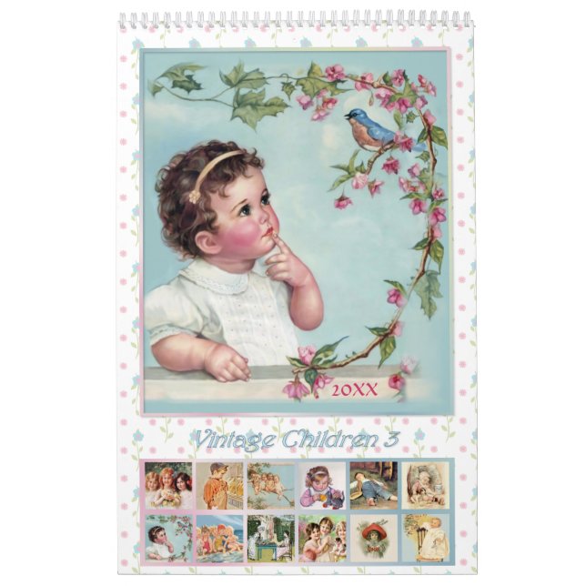 Vintager Kinderkalender 2021 3 Kalender (Titelbild)