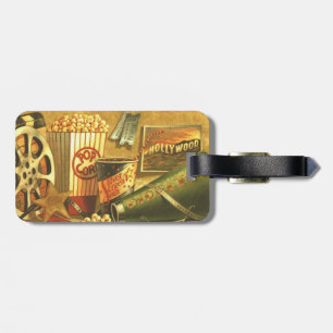 Vintager Kino-Gepäck-Umbau mit Bügel Gepäckanhänger